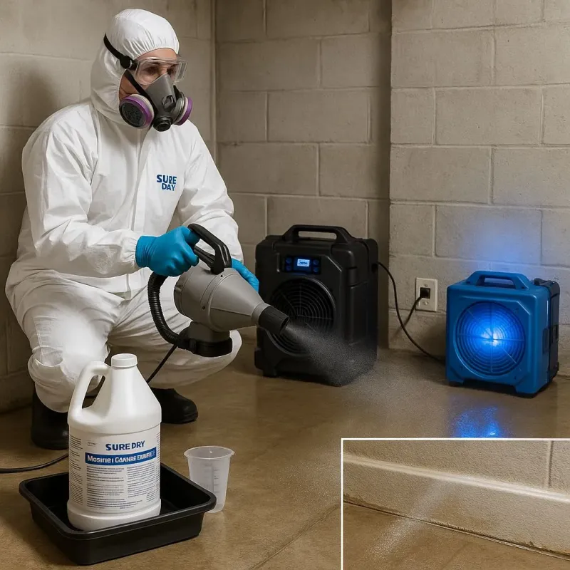Sanitization and Odor Removal process in Ashby, MA