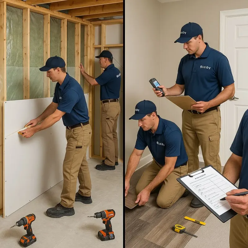 Repairs and Reconstruction process in Ashby, MA